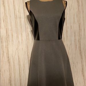 Banana  Republic Dress Faux Leather Inserts
